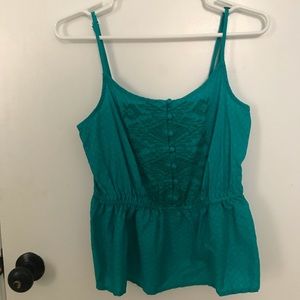 Turquoise tank top
